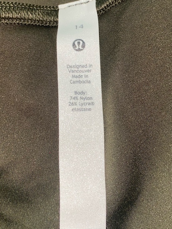 LULULEMON Instill High-Rise 25" Dark Olive Leggings Running Athletic - Picture 6 of 6